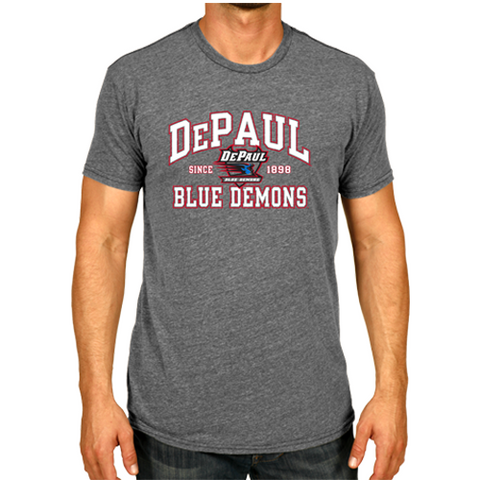 DePaul Blue Demons Adult The Victory NCAA "Since 1898" Grey Shirt