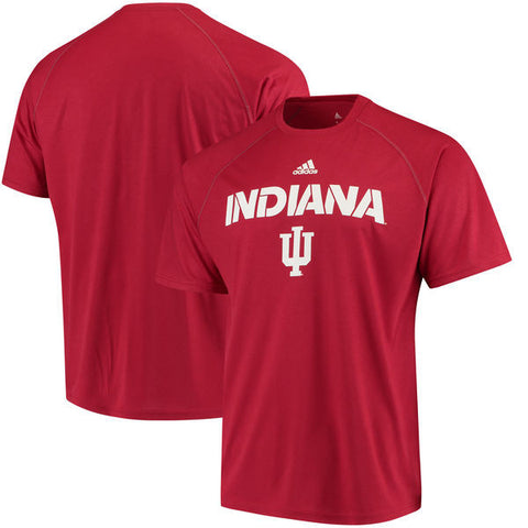 Indiana Hoosiers Adidas Red 2017 Sideline Dri Fit Adult Shirt
