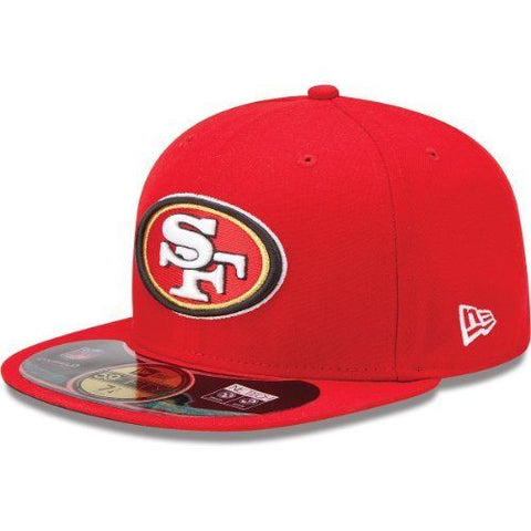 San Francisco 49ers New Era On Field 5950 49ers Red Game Hat - Dino's Sports Fan Shop