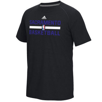 Sacramento Kings Adidas Black Practice Youth Shirt - Dino's Sports Fan Shop