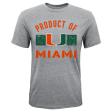 Product of Miami Hurricanes Youth Gen2 Gray Logo Shirt