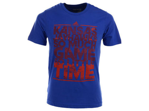 Kansas Jayhawks Adidas So Much Game Youth Shirt - Dino's Sports Fan Shop