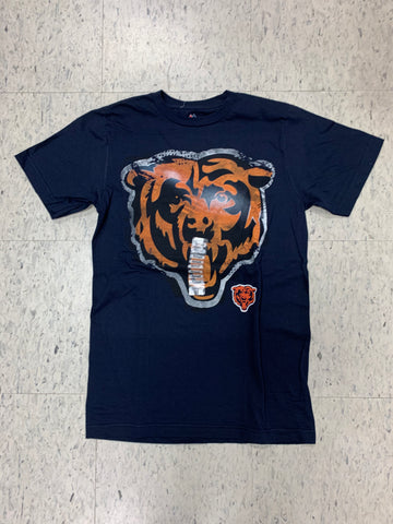 Chicago Bears Big Logo Adult Majestic Blue Shirt