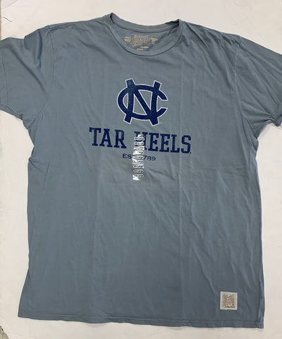 North Carolina Tar Heels Est. 1789 Adult Retro Brand Blue Shirt (XXL)