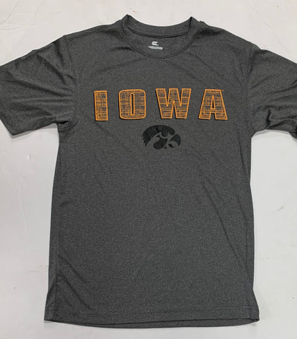 Iowa Hawkeyes Adult Colosseum Dri-Fit Gray Shirt