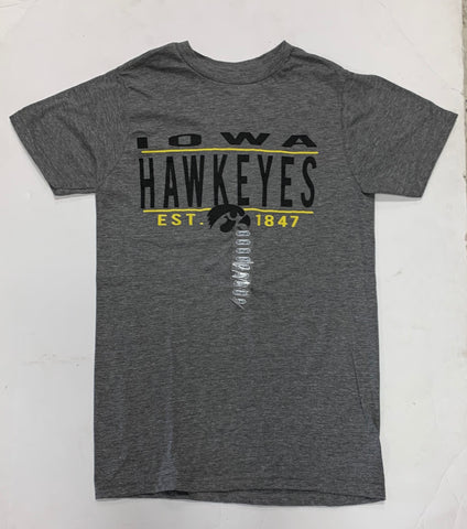 Iowa Hawkeyes Est. 1847 Adult The Victory Gray Shirt