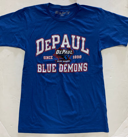 DePaul Blue Demons Since 1898 Adult The Victory Blue Shirt