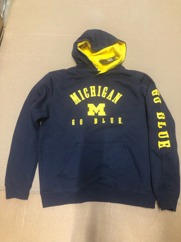 Michigan Wolverines Youth Pullover Sweatshirt Hoodie
