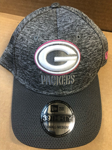 Green Bay Packers New Era Breast Cancer Awareness Sized Hat