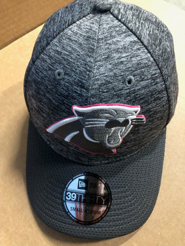 Carolina Panthers New Era 39/Thirty Breast Cancer Awareness Fitted Hat
