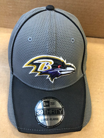 Baltimore Ravens Adult Gray New Era Large/X-Large