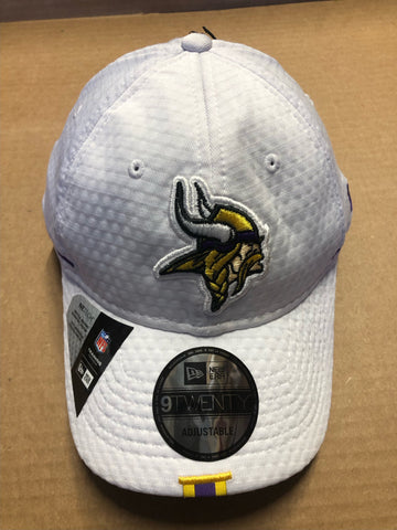 Minnesota Vikings New Era 9/Twenty White Adjustable Hat