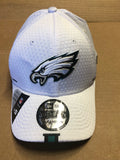 Philadelphia Eagles New Era 39/Thirty White Small/Medium Hat