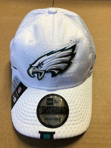 Philadelphia Eagles New Era 9/Twenty White Adjustable Hat