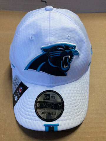 Carolina Panthers New Era 9/Twenty White Adjustable Hat