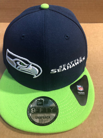 Seattle Seahawks Adult New Era 9/Fifty Snapback Adjustable Hat