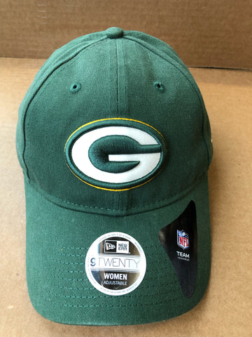 Green Bay Packers Women's New Era 9/Twenty Adjustable Hat
