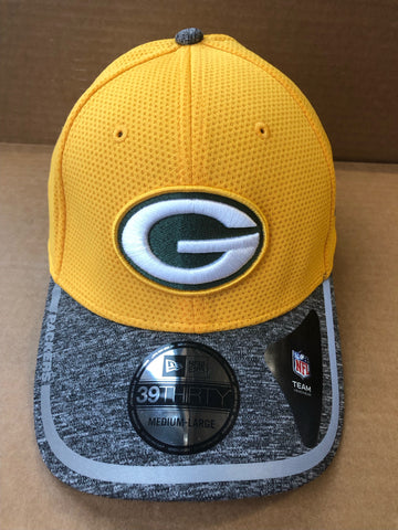Green Bay Packers Adult New Era 39/Thirty Fitted Medium/Large Hat