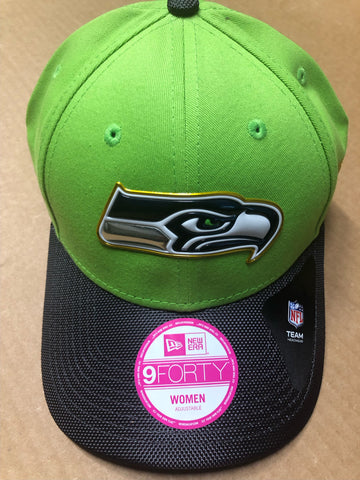 Seattle Seahawks Women's New Era 9/Forty Adjustable Hat