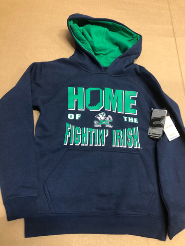 Notre Dame Fighting Irish Youth Colosseum Pesto Sweatshirt Hoodie