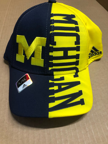 Michigan Wolverines Adidas Adult Structured L/XL Hat