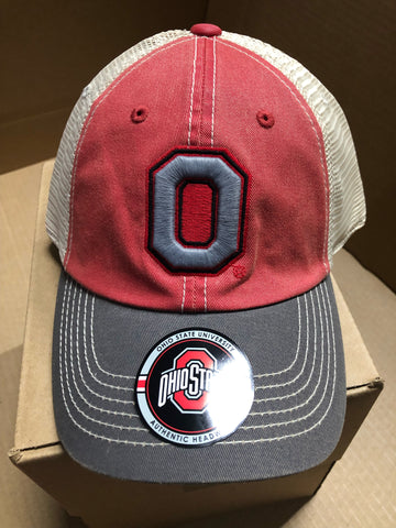 Ohio State J America Authentic Headwear Off Road Trucker Adjustable Hat