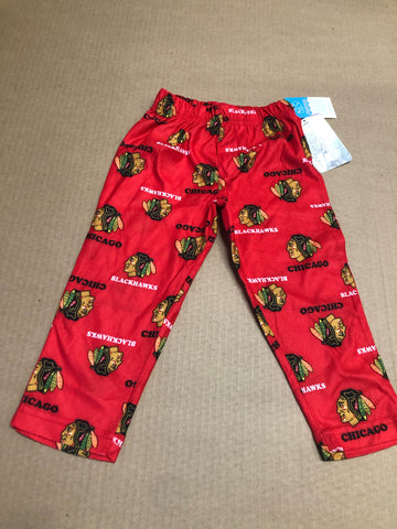 Chicago Blackhawks Red Pajama Pants 2T, 3T, 4T