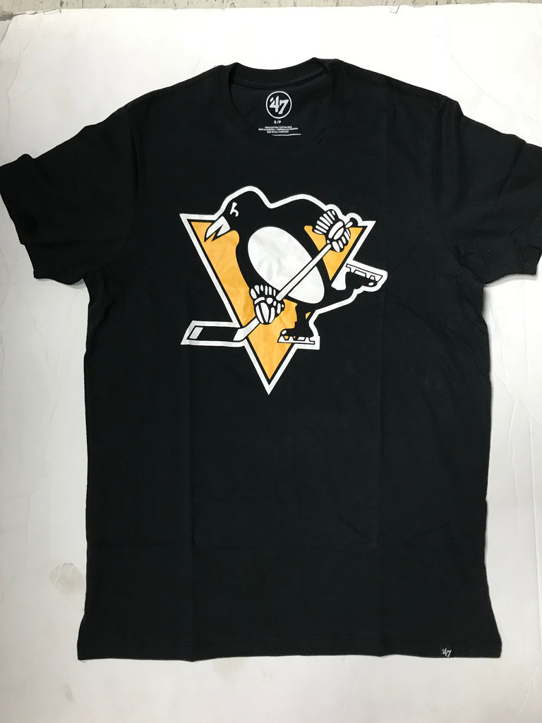 Fanatics NHL Pittsburgh Penguins Vintage Navy Tri-Blend T-Shirt, Men's, Small, Blue