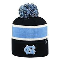 North Carolina Tar Heels Top Of The World NCAA Blue/Black Whirl Adult Knit Hat