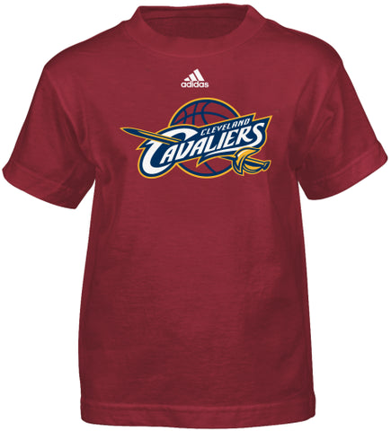 Cleveland Cavaliers Adidas Maroon Logo Youth Shirt - Dino's Sports Fan Shop