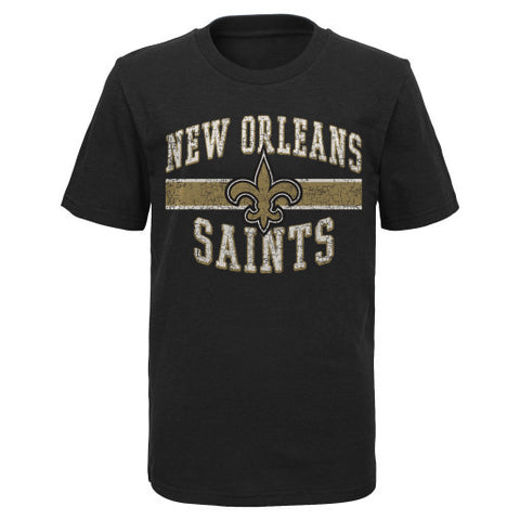 New Orleans Saints NFL Youth Black Shirt - Dino's Sports Fan Shop