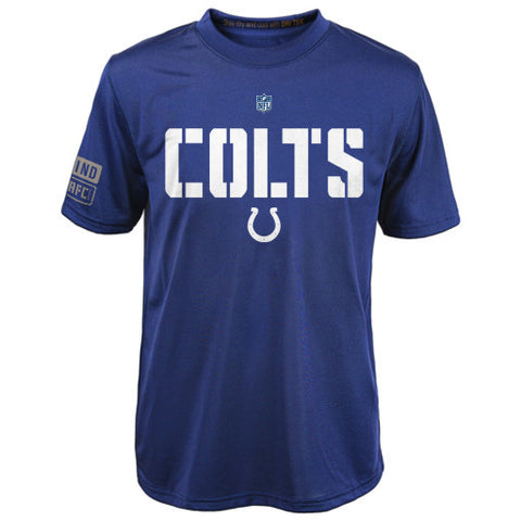 Indianapolis Colts NFL Youth Blue Dri-Tek Shirt - Dino's Sports Fan Shop