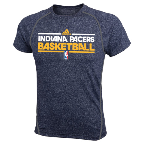 Indiana Pacers Adidas Blue ClimaLite Practice Youth Shirt - Dino's Sports Fan Shop