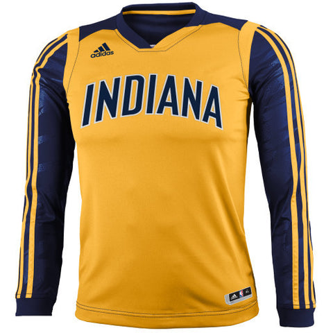 Indiana Pacers adidas Youth On-Court Shooter Long Sleeve T-Shirt - Dino's Sports Fan Shop