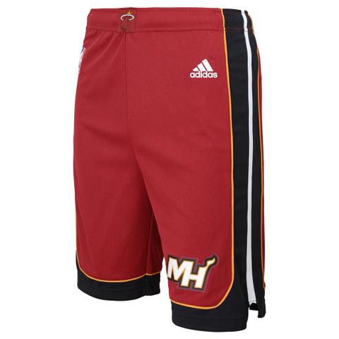 Miami Heat Adidas Youth Red Replica Shorts - Dino's Sports Fan Shop