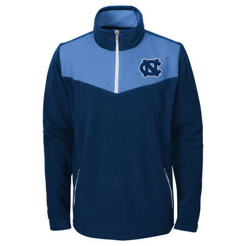 North Carolina Tar Heels Gen2 Youth Navy Quarterzip Pullover - Dino's Sports Fan Shop