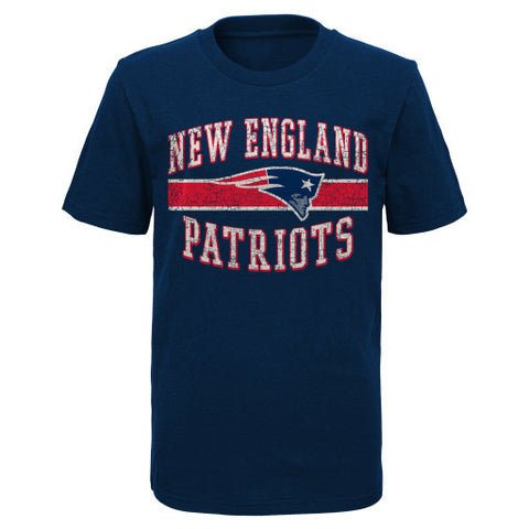 New England Patriots NFL Youth Blue Shirt - Dino's Sports Fan Shop