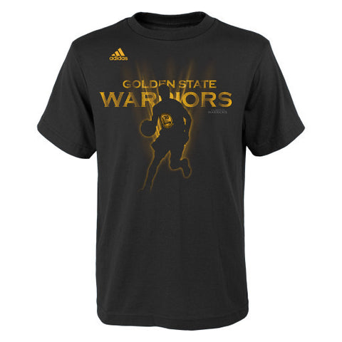 Stephen Curry Golden State Warriors Shadow Adidas Black Youth T-Shirt - Dino's Sports Fan Shop