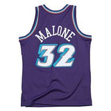 Karl Malone Adult Mitchell and Ness Jazz NBA Jersey