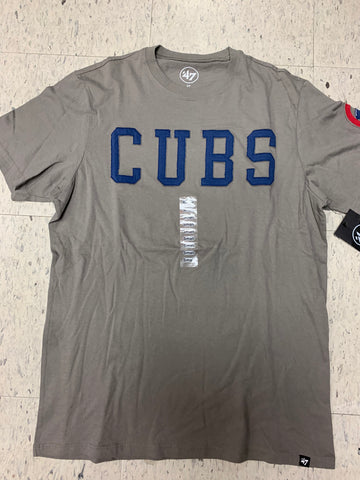 Chicago Cubs Adult 47 Brand Gray Shirt (S)