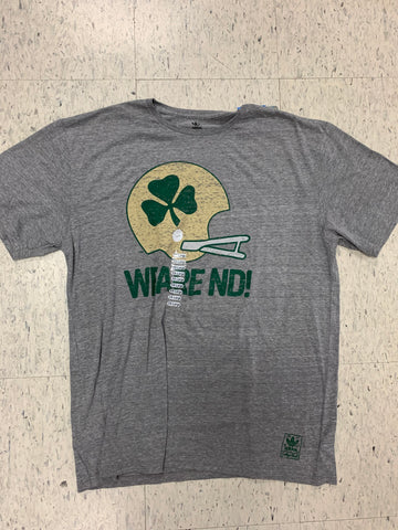Notre Dame Fighting Irish "We Are ND!" Adult Adidas Gray Shirt (XXL)