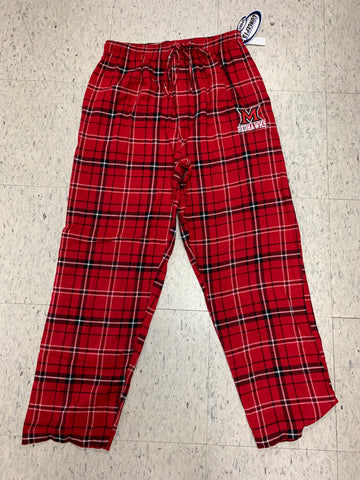 Miami of Ohio Redhawks Adult Concept Sports Red Pajama Pants