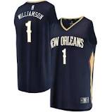 New Orleans Pelicans Zion Williamson #1 NBA Blue Kids Jersey