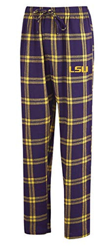 LSU Tigers Concept Sports Black Homestretch Adult Pajama Pants