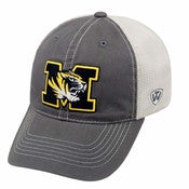 Missouri Tigers Top of the World "Putty" Stretch Fit Mesh Back Hat - Dino's Sports Fan Shop