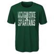 Michigan State Spartans Youth Gen2 Green Dri-Fit Small Logo Shirt