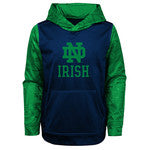 Notre Dame Fighting Irish NCAA Navy/Green Gen 2 Youth Sweatshirt