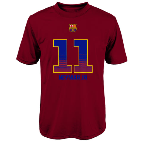 FCB Football Club Barcelona Neymar Performance Red Adidas Youth Shirt - Dino's Sports Fan Shop