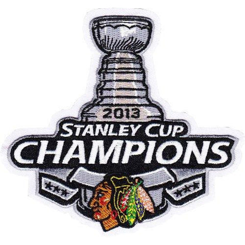 Chicago Blackhawks 2013 NHL Stanley Cup Final Champions Championship Patch - Dino's Sports Fan Shop