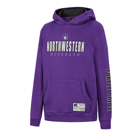 Northwestern Wildcats Youth Colosseum Purple Pride Sweatshirt Hoodie